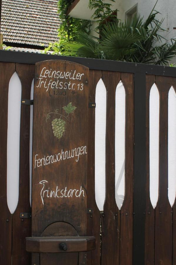 Appartement Feriengut Zum Trinkstorch à Leinsweiler Extérieur photo